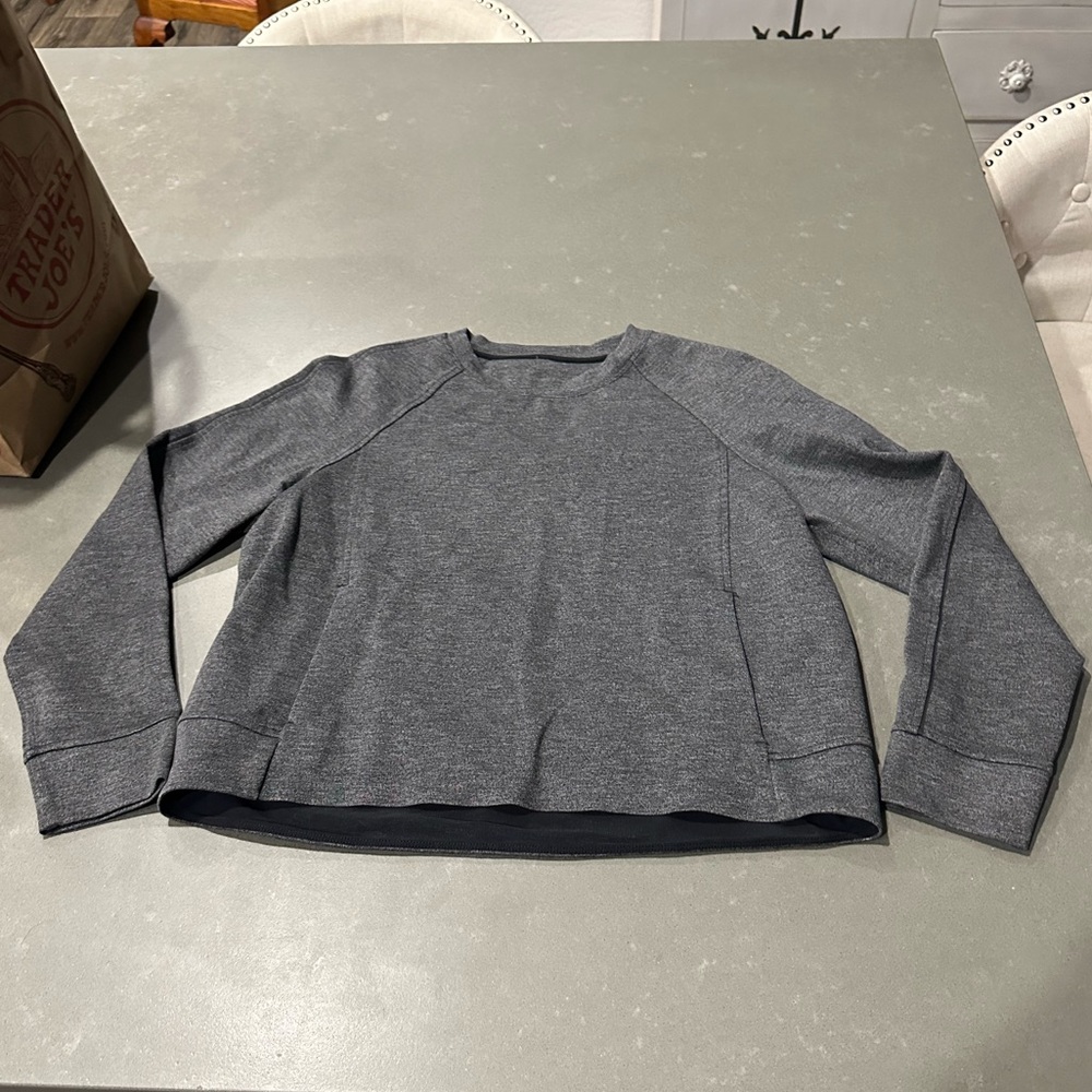 Lululemon Gray Crewneck Pullover
